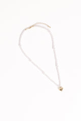 Dahlia Necklace - Pearl