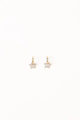 Hayden Star Earrings - Gold