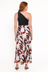 Cheryl Maxi Skirt - Blurred Floral