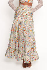 Dara Maxi Skirt - Garden Floral