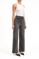 Far Out Wide Leg Jean - Milky Way
