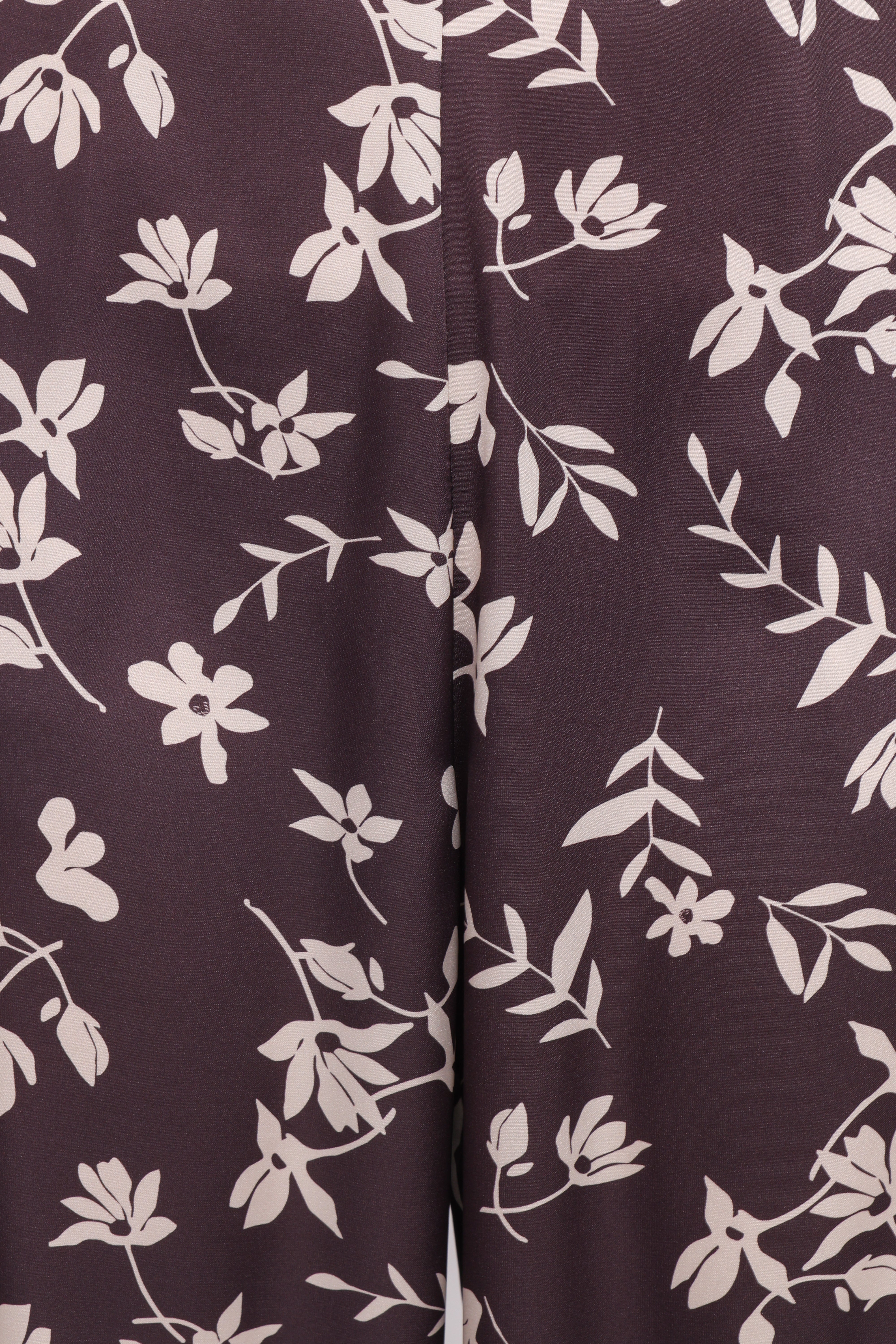 Romola Pant - Brown Cream Floral