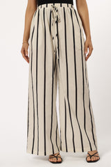 Silvia Pant - Cream Stripe