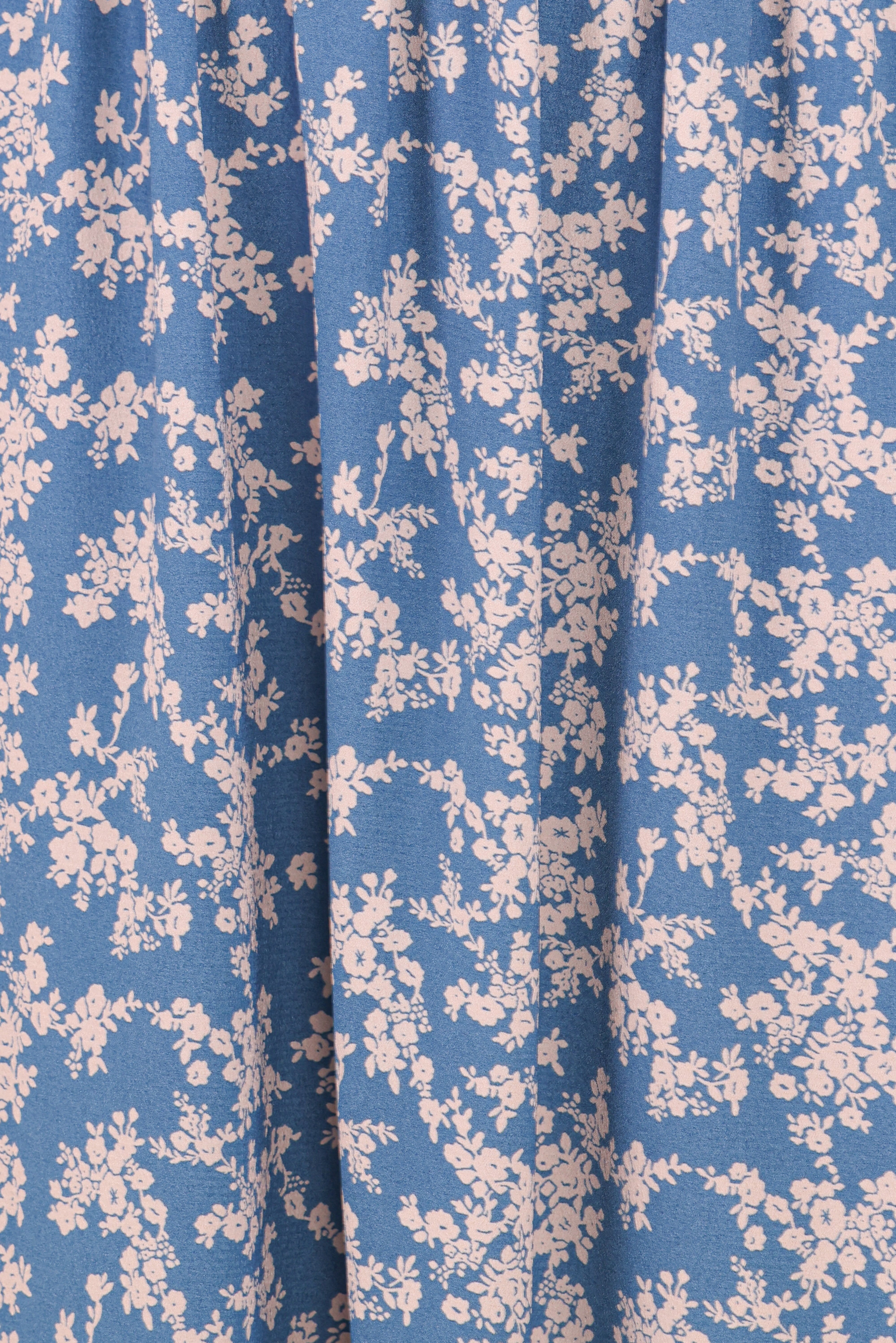Aine Midi Dress - Blue Floral