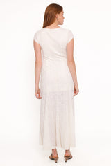 Constance Lace Maxi Dress - White