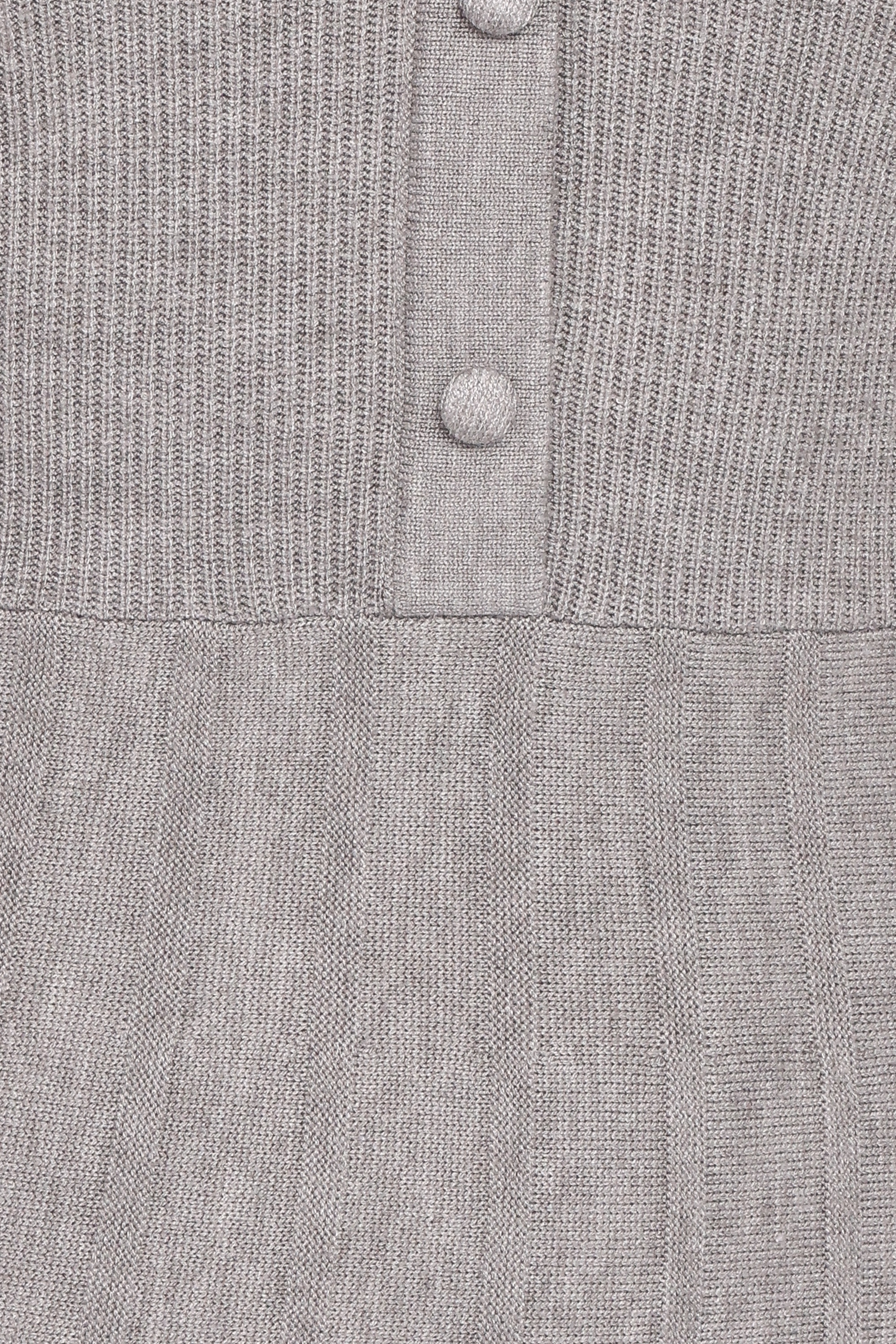 Darlina Long Sleeve Mini Dress - Heather Grey