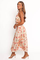 Diva Midi Dress - Multi
