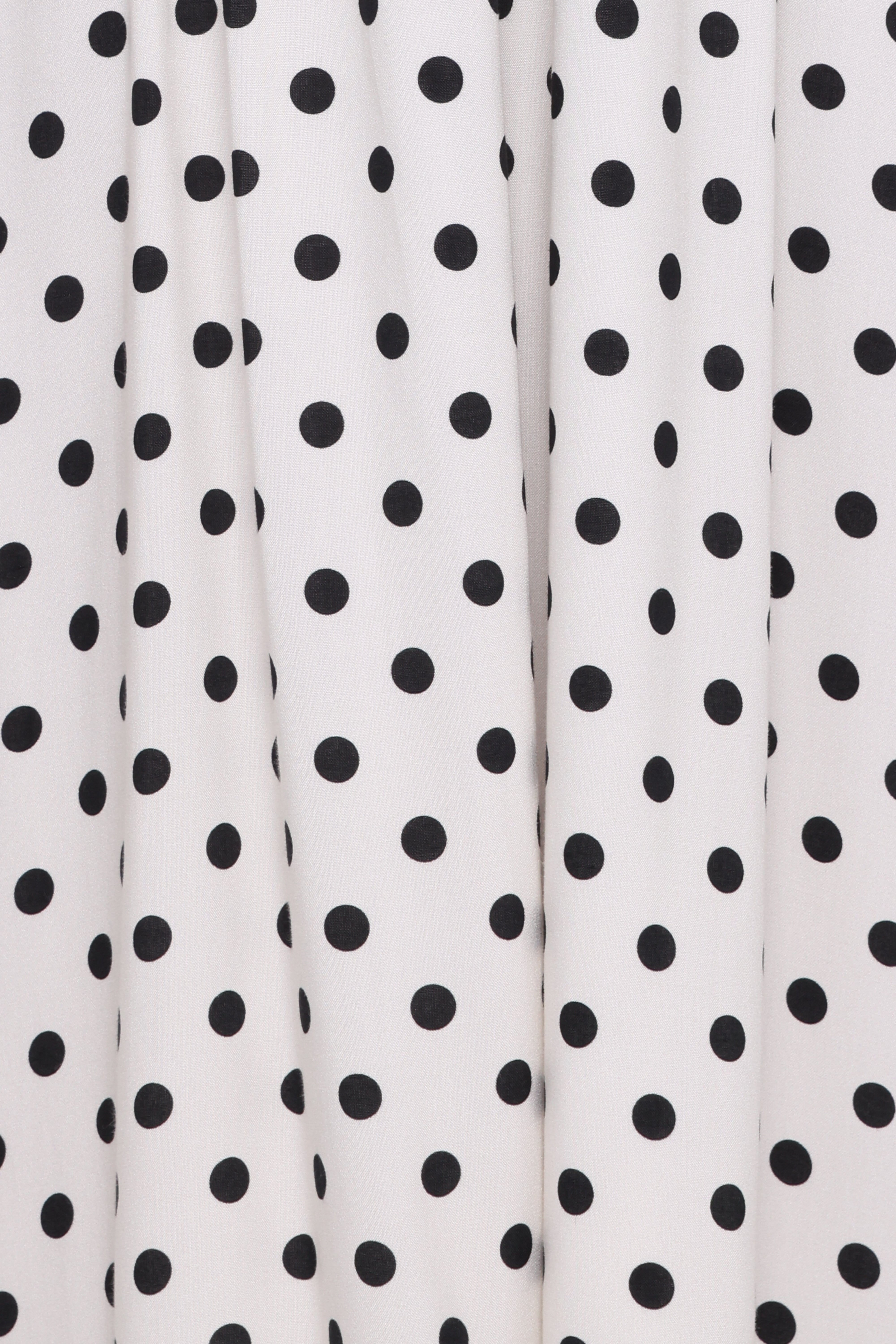 Gemini Halterneck Maxi Dress - White Polka Dot