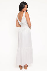 Kayden Maxi Dress - White