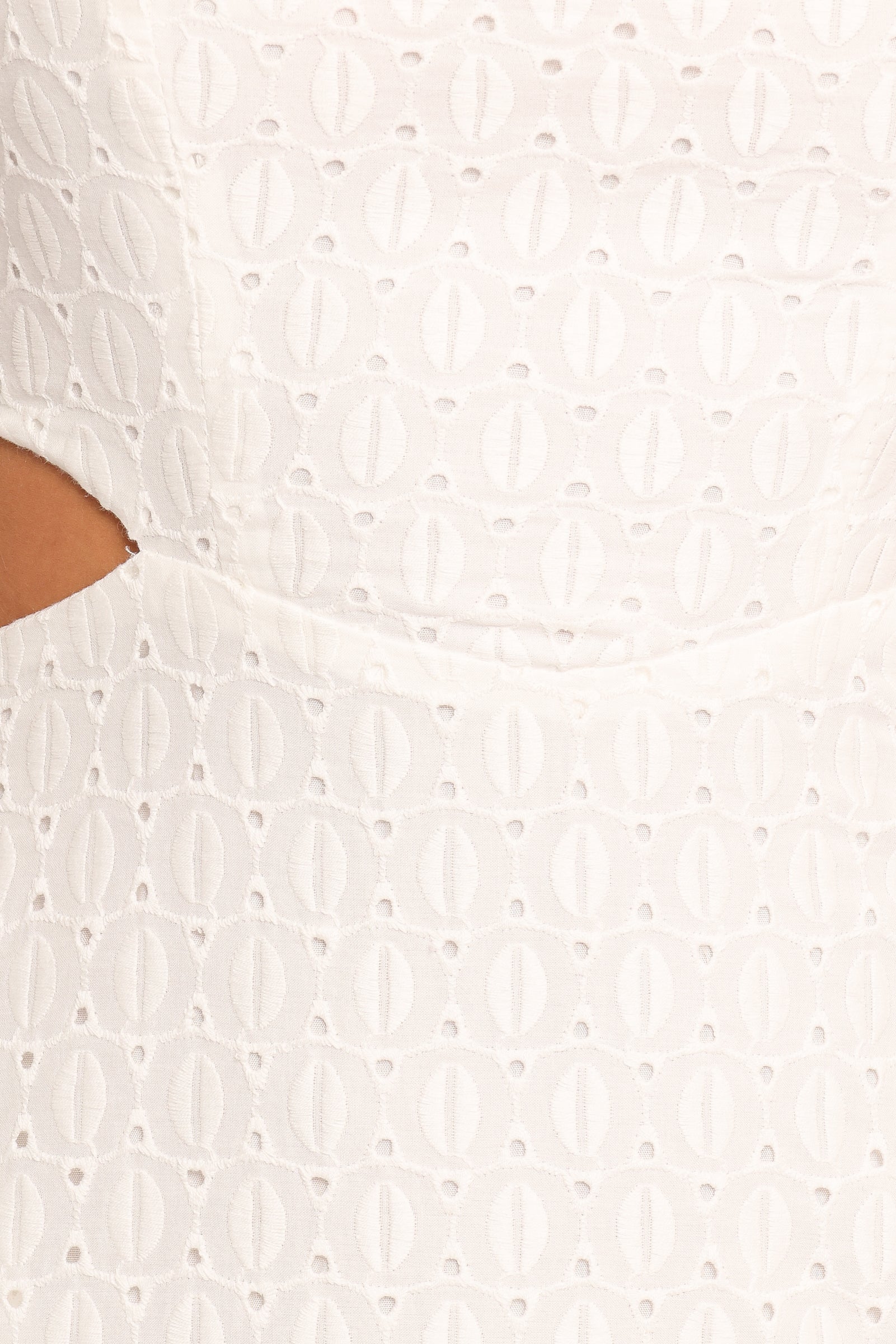 Laura Midi Dress - White