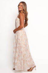Petra Midi Dress - Cream