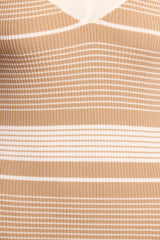 Singa Knit Midi Dress - Light Taupe