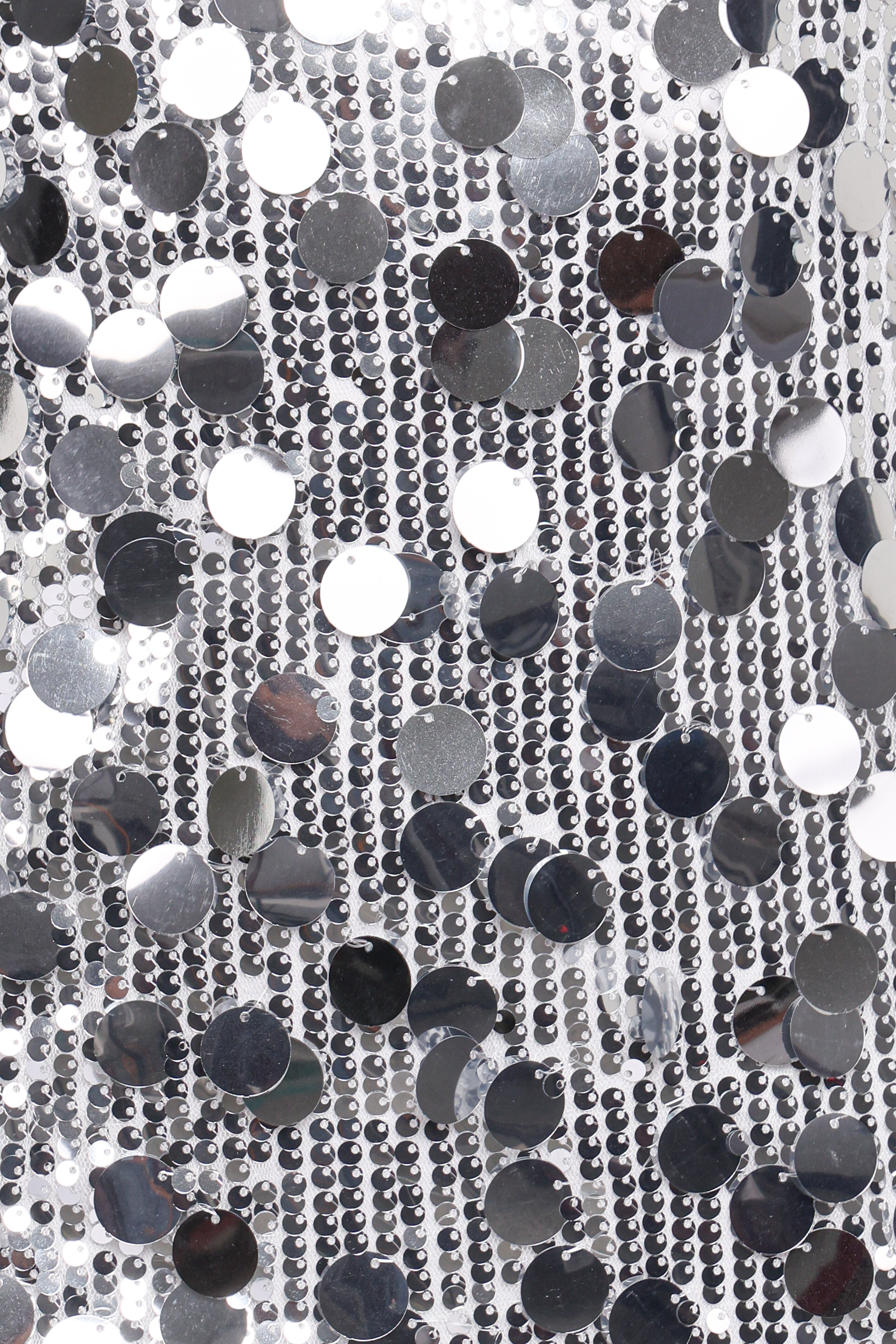 Stella Sequin Mini Dress - Silver