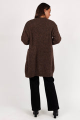Callan Long Cardigan - Brown