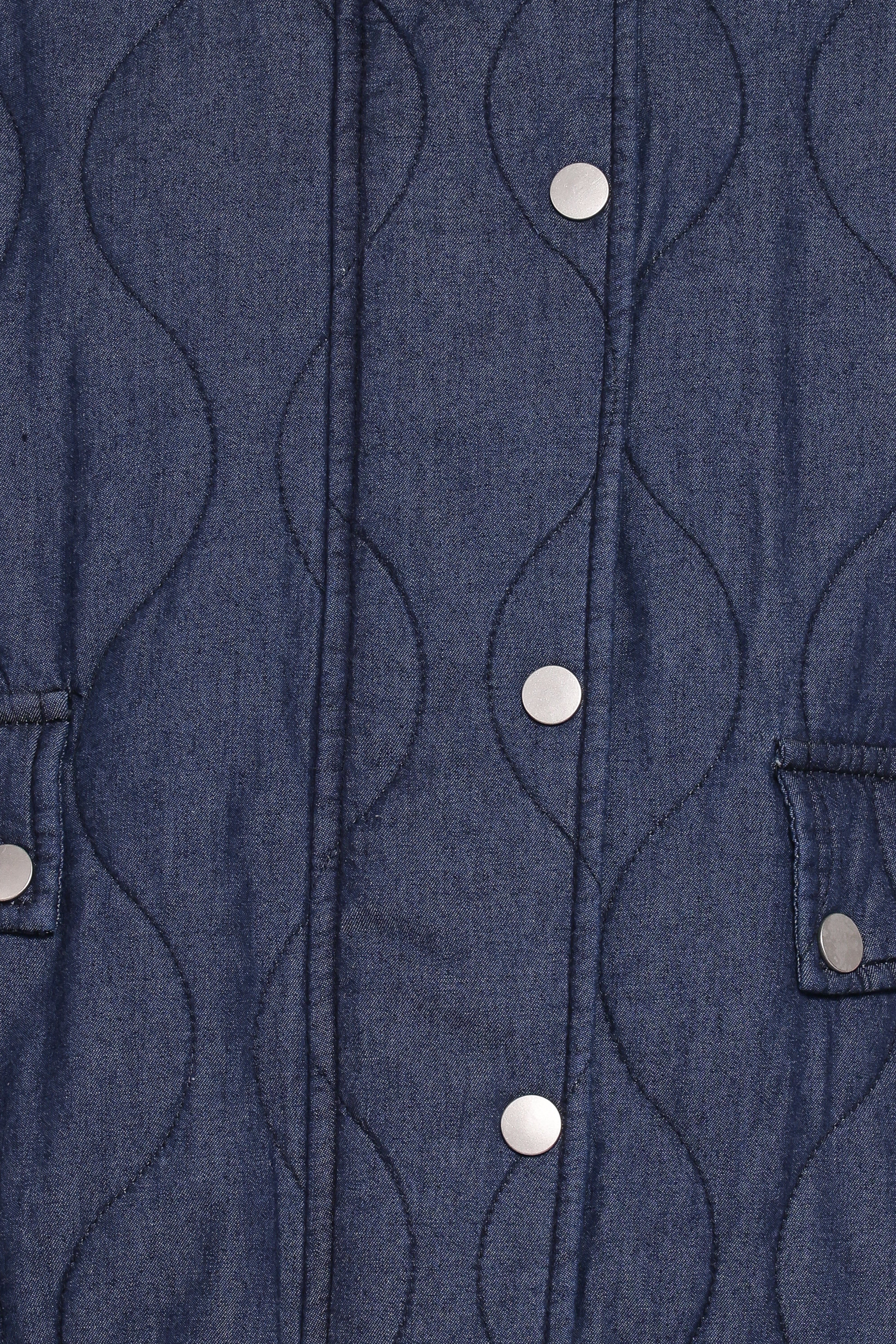 Keah Quilted Jacket - Navy