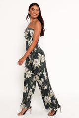 Karina Jumpsuit - Green Multi