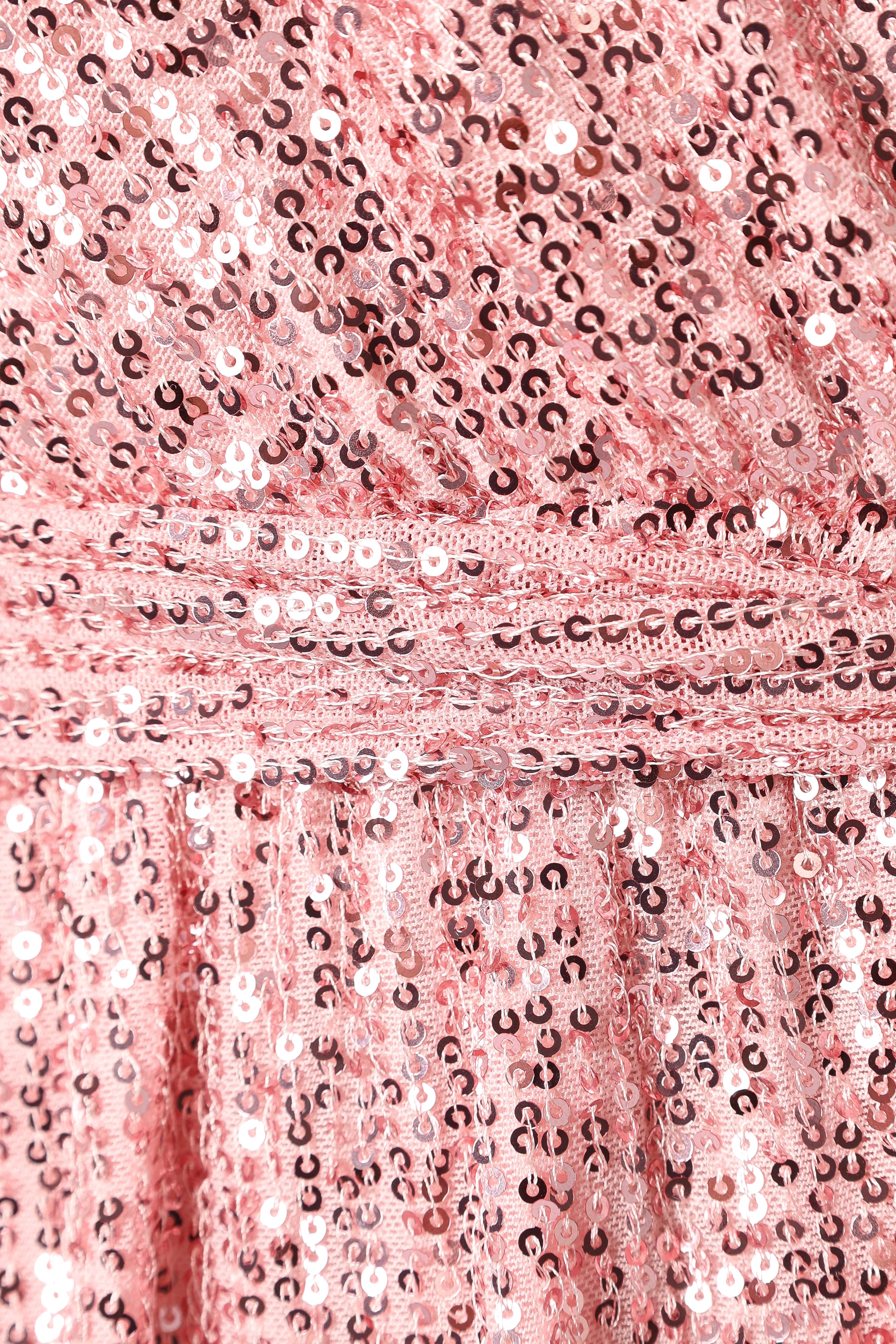 Monica Sequin Romper - Pink