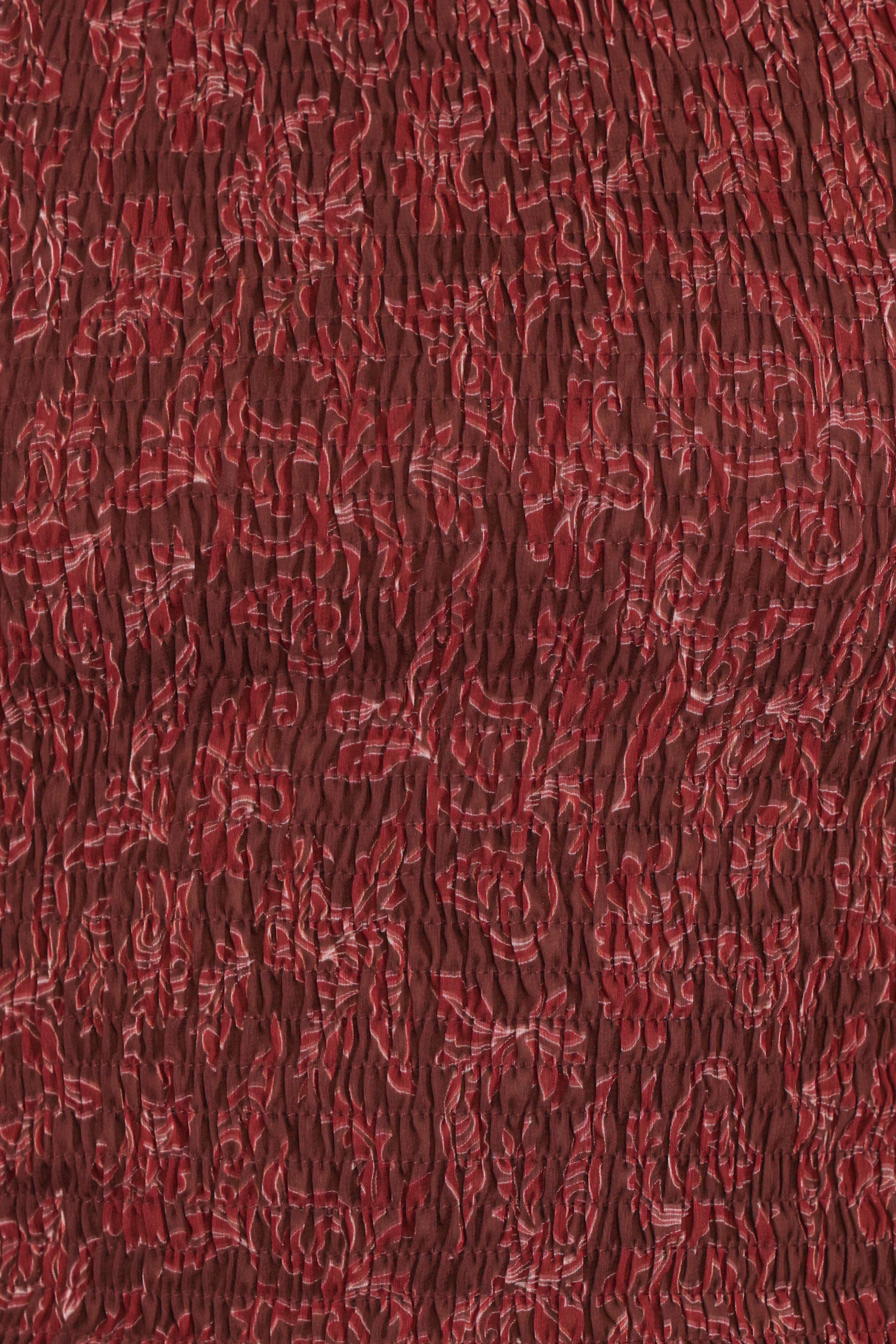 Alberta Top - Burgundy Paisley