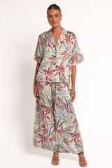 Illoura Short Sleeve Shirt - Tahitian Tide