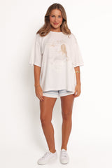 Mia Graphic Tee - Golden Hour