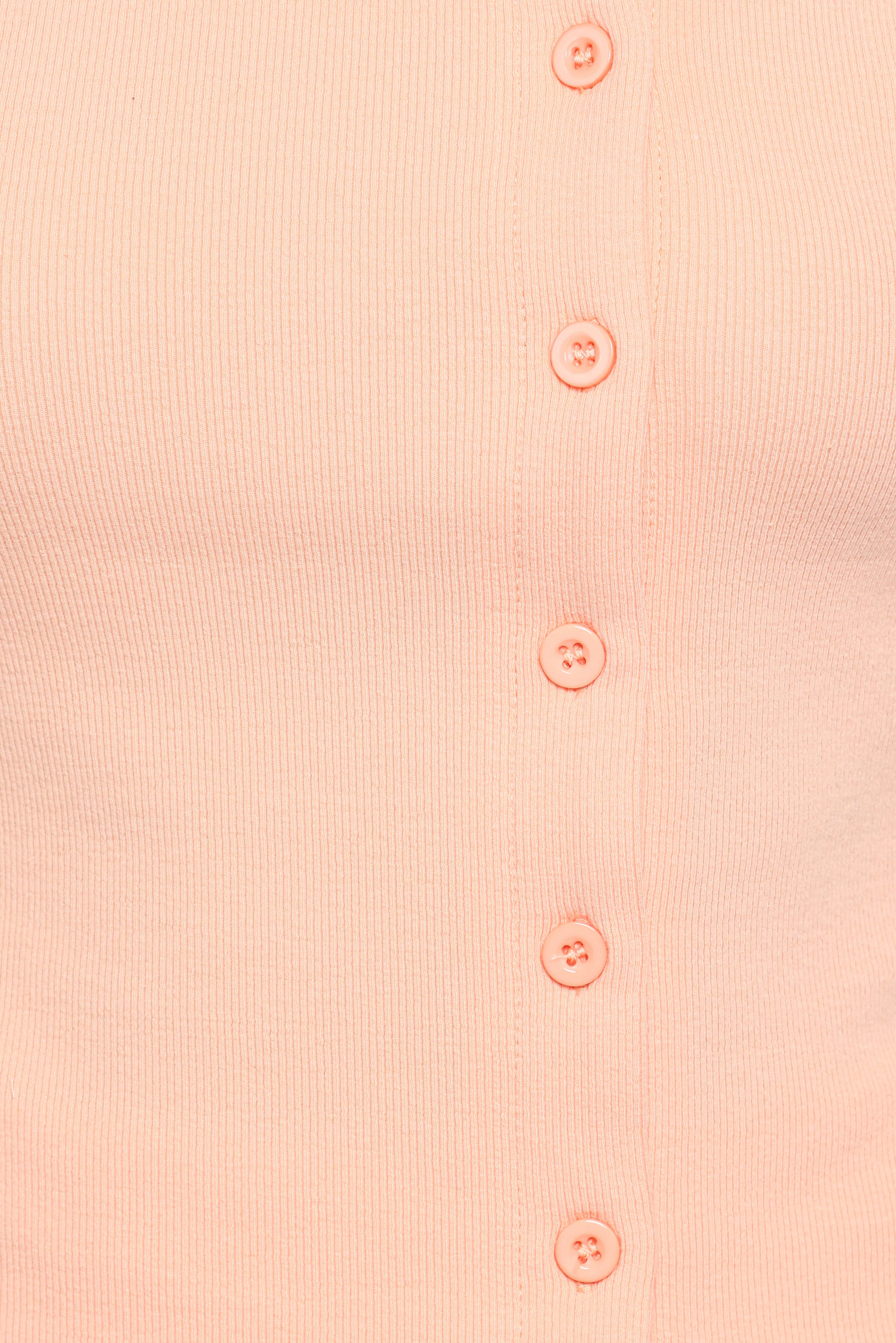 Tatum Asymmetrical Knit Top - Coral