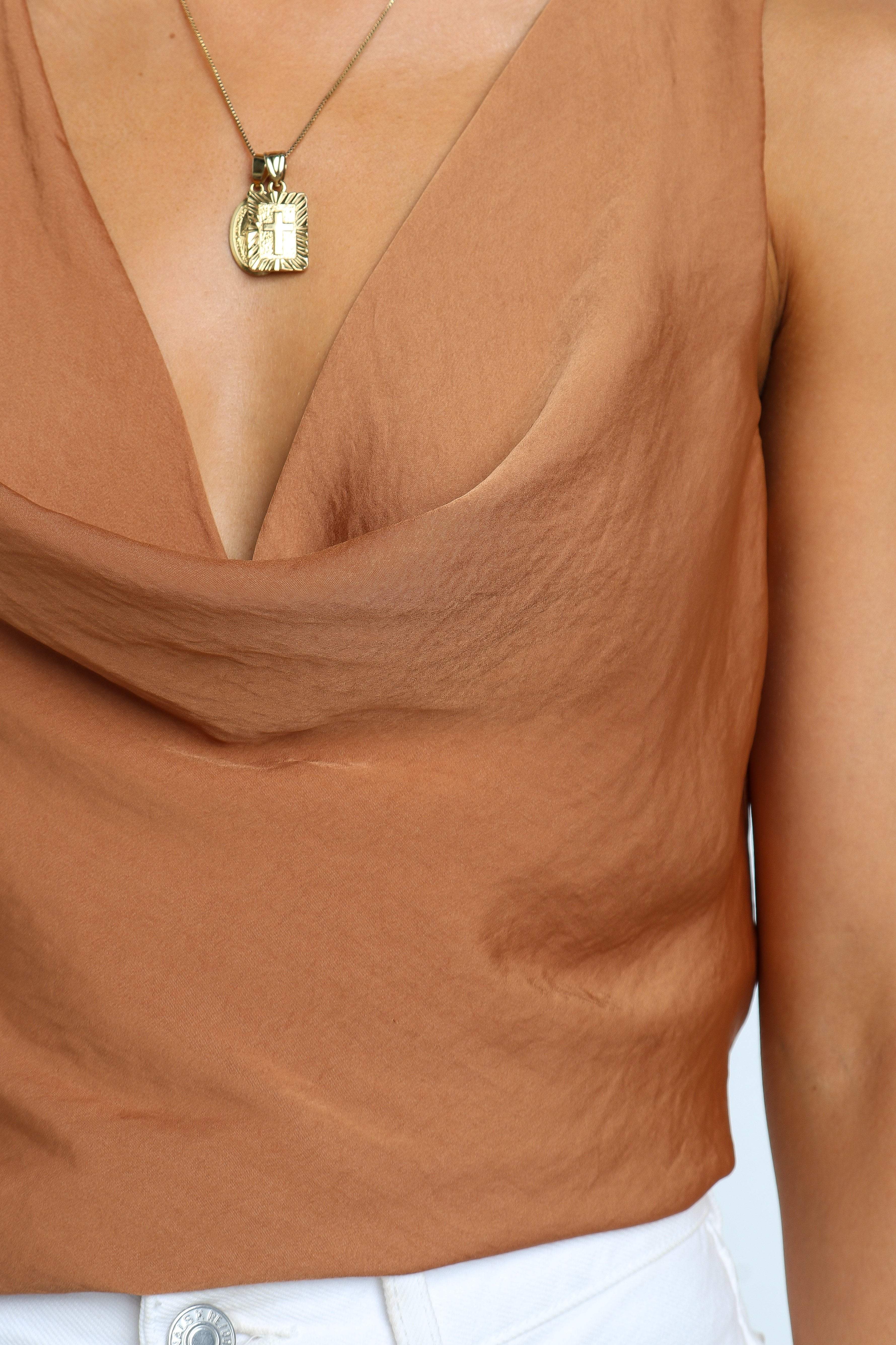 Vinita Top - Rust