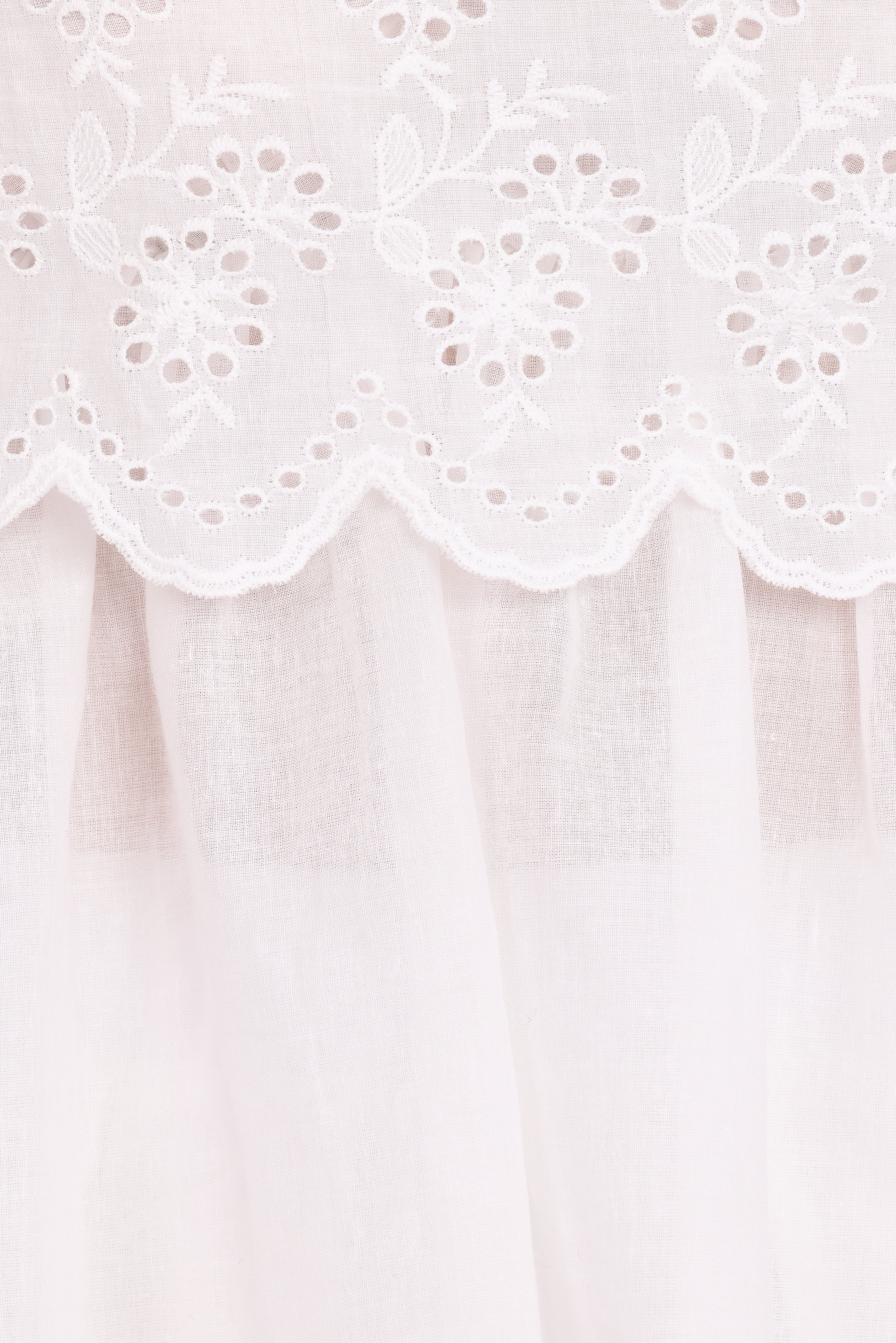 Zera Eyelet Top - White